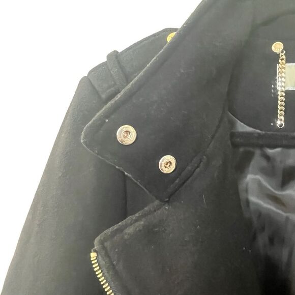 MICHAEL Michael Kors Asymmetrical Coat Sz L - Picture 6 of 12